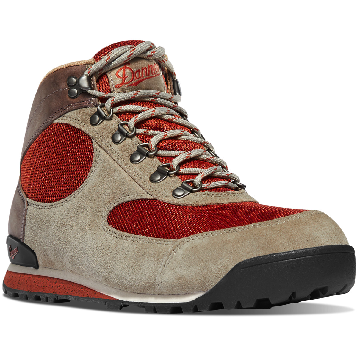 Botas Montaña Danner Hombre Mexico - Jag Dry Weather Kaki/Rojos - UZEQX1942